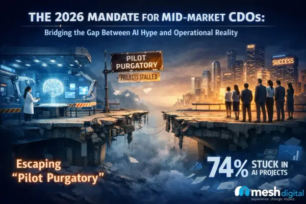 The 2026 Mandate for Mid-Market CDOs: Bridging the Gap Between AI Hype and Operational Reality