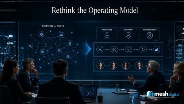 Your AI Strategy Is Where Operating Model Problems Go to Hide