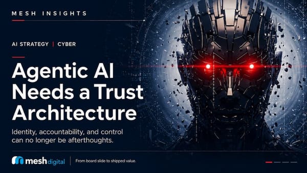 IAM Was Built for People. AI Agents Just Broke That Assumption.